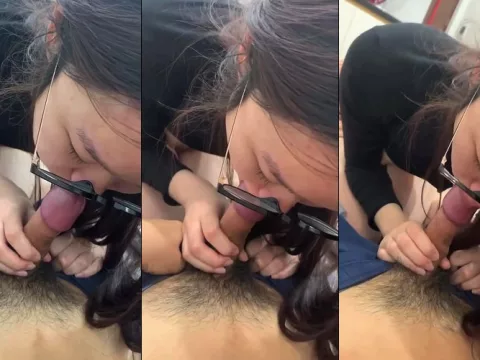 Em sinh viên kính cận non tơ bú cu mà em mút như kem
